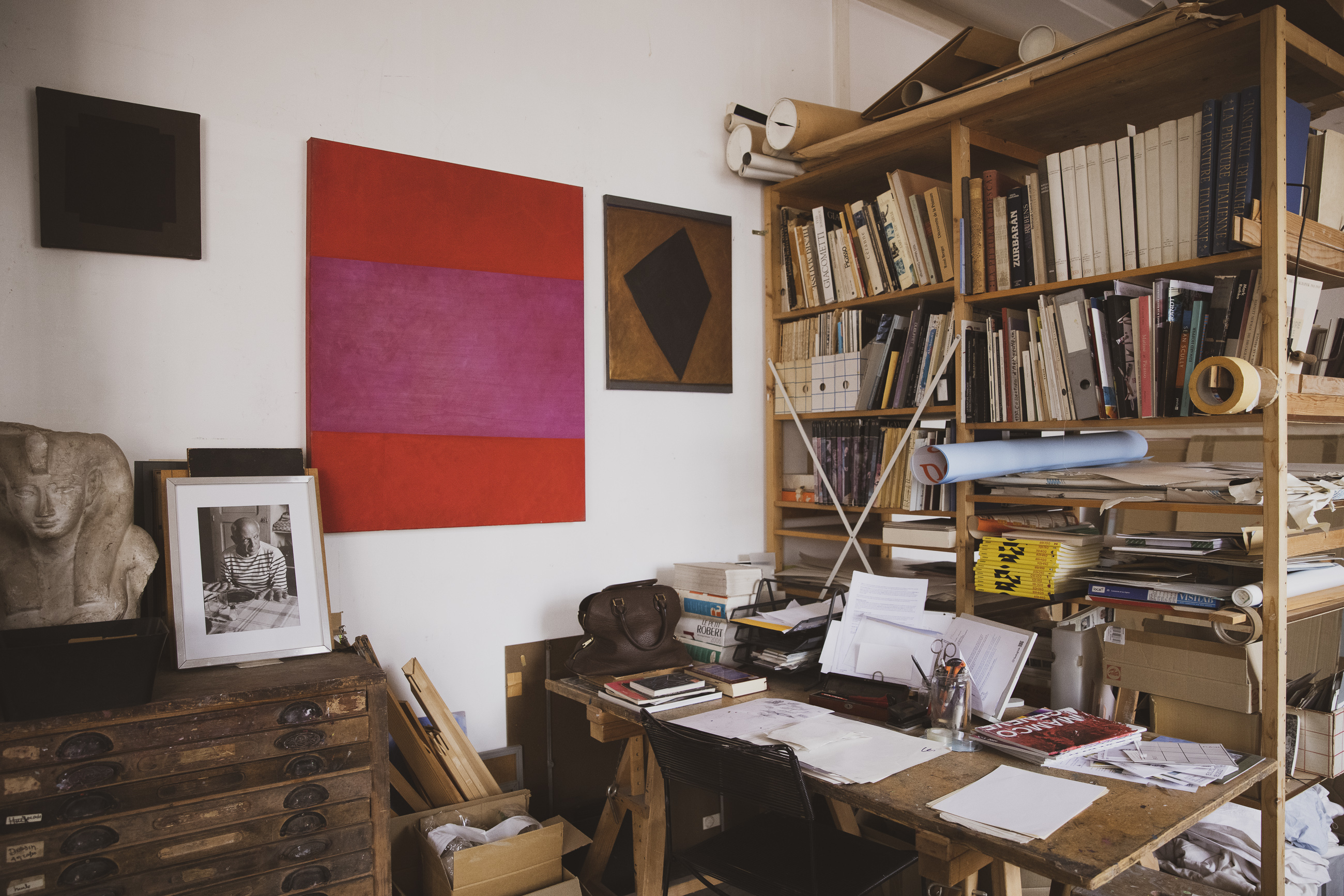 L'atelier de Dominique Troillet © Julie Masson